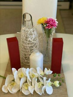 Модная ваза стекло и хрусталь, чайник