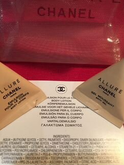 Набор пробников эмульсия для тела и гель для душа