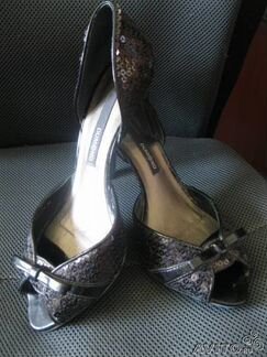 Черные туфли пр-ва Бразилия р.38