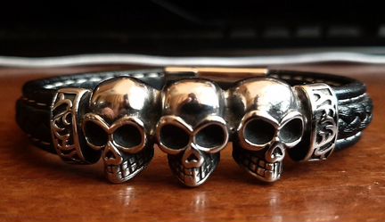 Браслет байкерский
