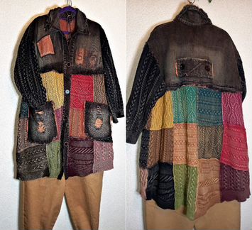 Винтажный эффектный тренч плюсайз bohoshik