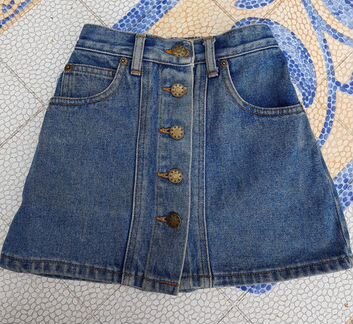 Юбка джинсовая для девочки 5-6 лет