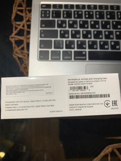 Беспроводные наушники apple airpods оригинал