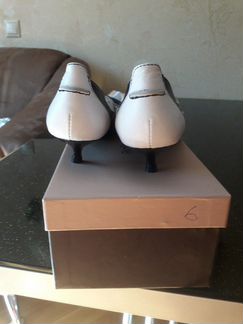 Туфли женские черно-белые