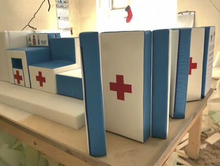 Мягкий игровой набор Айболит 8 модулей