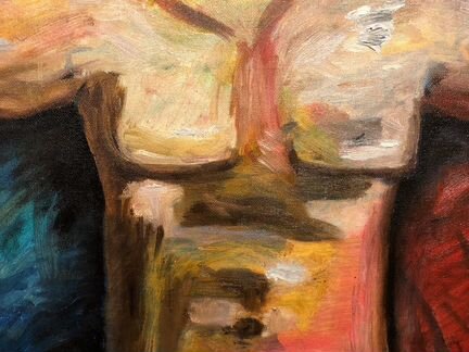 Картина маслом «Котик 21 века»