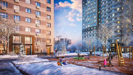 3-к квартира, 70.4 м², 19/23 эт.