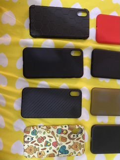 Чехол на iPhone X - 12шт