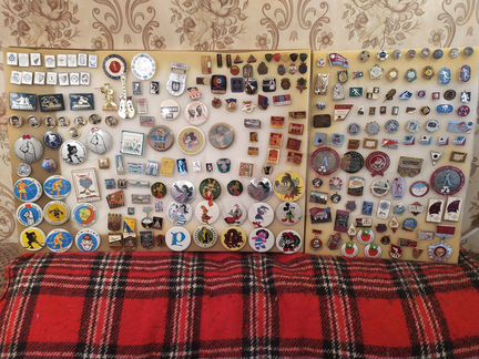 Коллекция значков 1968-1974г