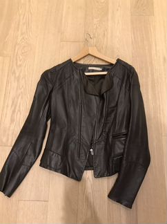 Куртка кожаная Stefanel