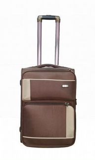Чемодан коричневый на 2-х колесах 