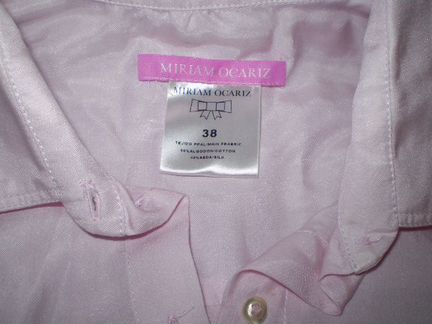 Блузка нежно-розовая,Miriam Ocariz. Испания. 44-46