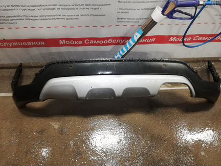 Юбка заднего бампера Rio x line