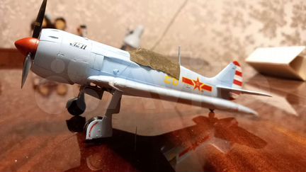 Модель советского истребителя Ла-11. 1/48