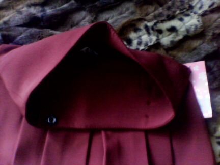 Новая юбка бордовая