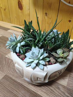 Композиция из живых цветов