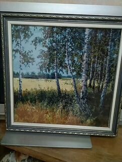 Алмазная мозаика. Берёзки