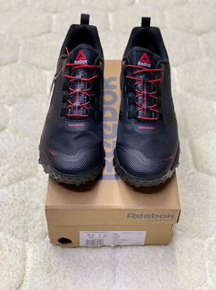 Reebok classic мужские черные новые красные шнурки