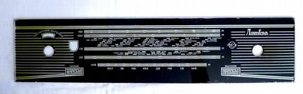 Шкалы для ламповых примников