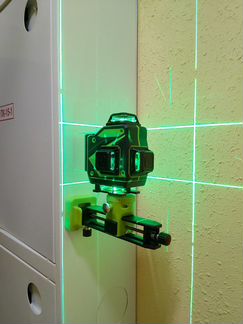 Лазерный уровень 4D, 4*360, 16 лучей, Доставка