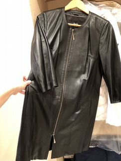 Кожаный плащ