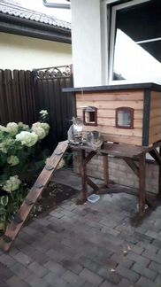Уличный домик для кошки Котеич