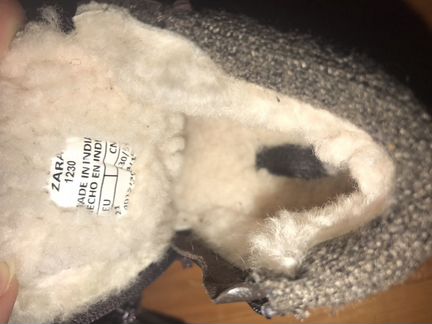 Ботинки zara зимние