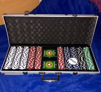 Покерный набор 500 фишек