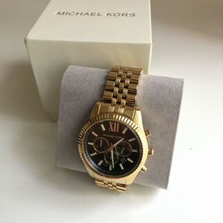 Оригинальные золотистые наручные часы Michael Kors