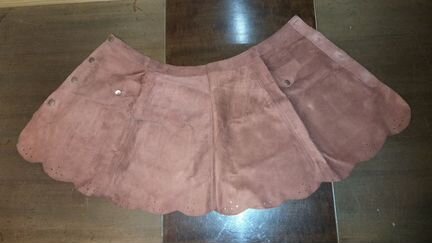 Юбка замшевая винтажная