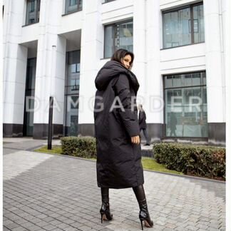 Пуховик пальто одеяло оверсайз зима