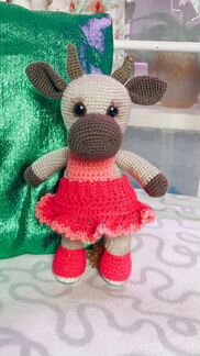 Вязаная коровка, бычок