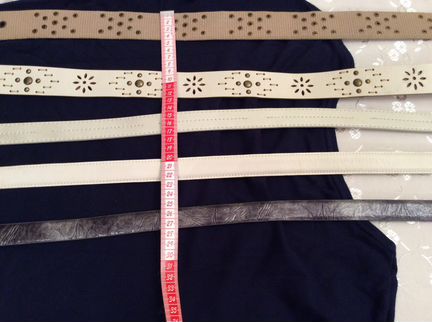 Ремни пояса кожа текстиль Calvin Klein и др 111 см