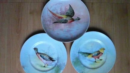 Антикварные тарелки. Франция. Лимож. 1910 год