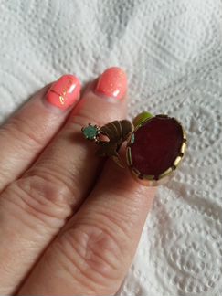 Позолота кольцо очень красивое