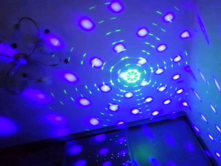 Цветомузыка LED светодиоды и два лазера
