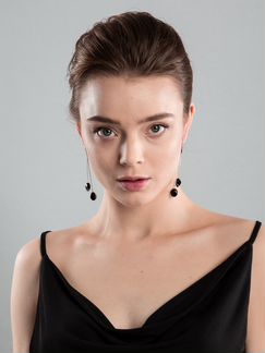 Серьги с ониксом