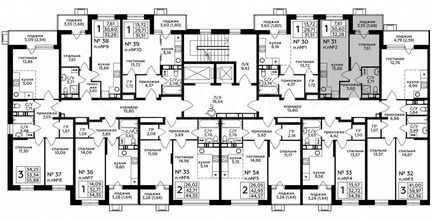 1-к квартира, 32.3 м², 4/17 эт.