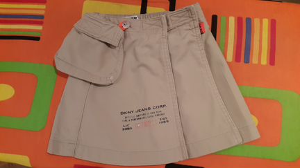 ZN Юбка dkny-оригинал. Состояние новой р.98-104
