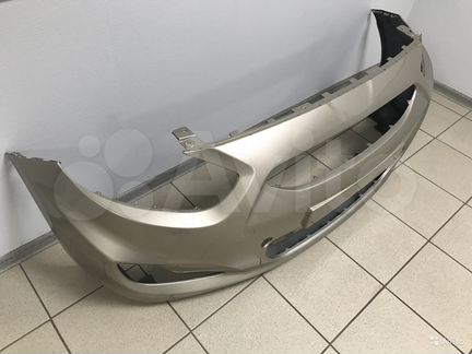Бампер Hyundai Solaris дорестайлинг цвет бежевый