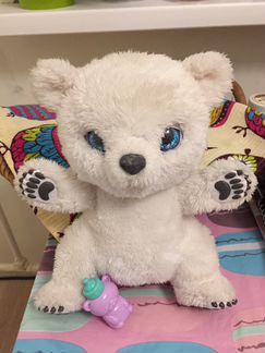 Белый мишка Fur real