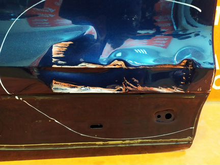 Дверь задняя правая Porsche Macan 95B 2014-Нв