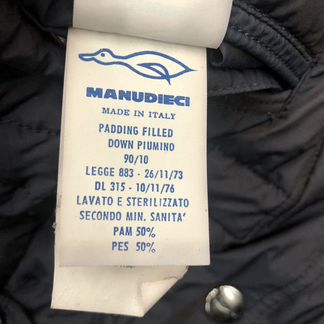 Пуховик manudieci