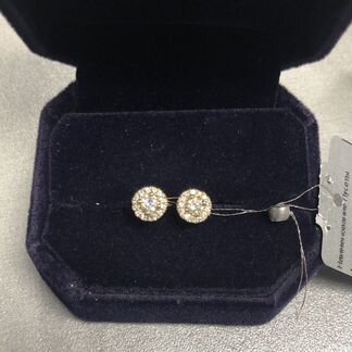 Пусеты с бриллиантами