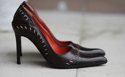 Туфли коричневые Alberto Guardiani