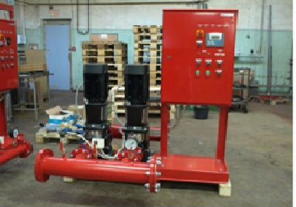 Установка пожаротушения. Насосы Grundfos CR 45-2-2