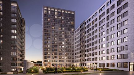 2-к апартаменты, 69.4 м², 10/15 эт.