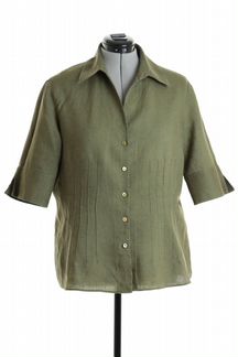 Блузка Lafayette 148, лен, 54