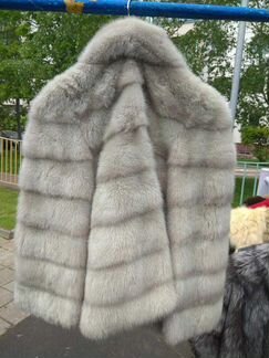 Шуба Норка подиумная