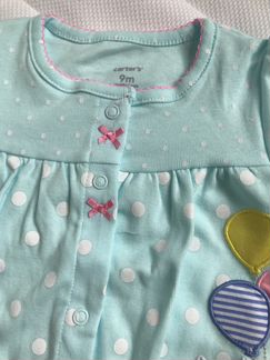 Ромпер новый Carters 9 мес